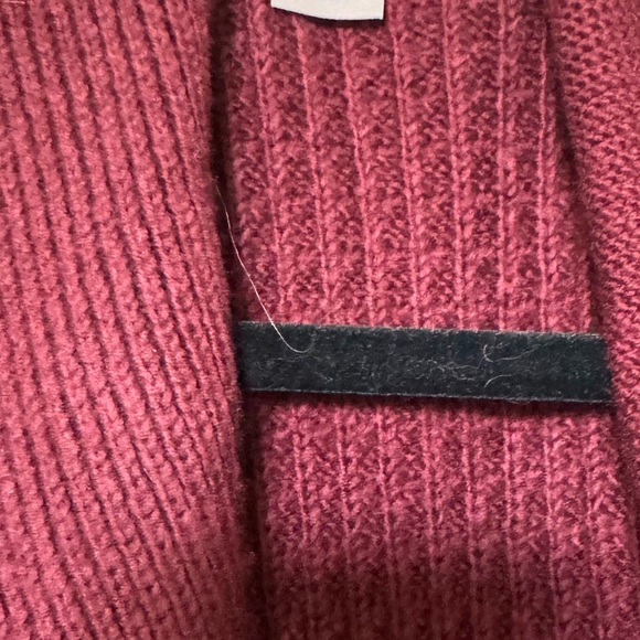 Chicos long Cardigan Burgundy Size 1 - Picture 2 of 3
